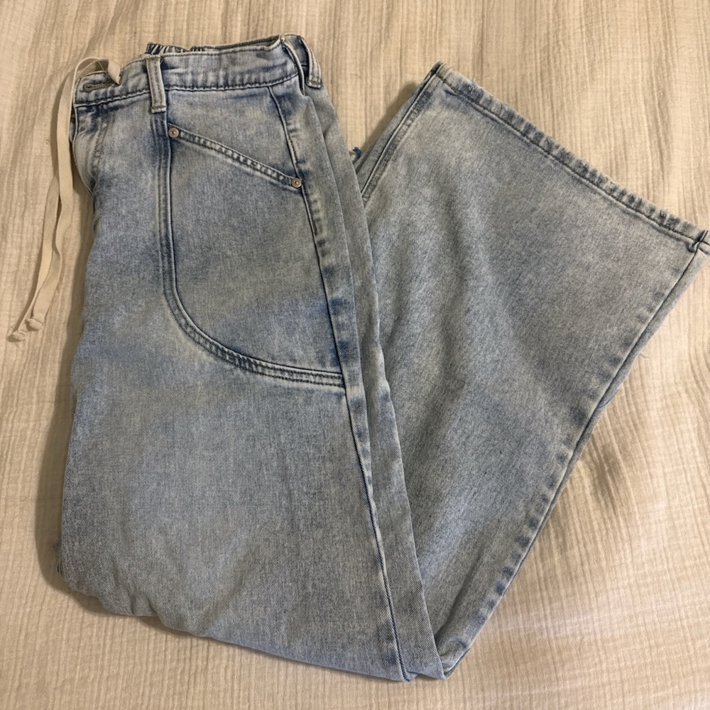 Celebrity Pink Light Wash Flare Jeans